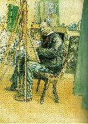 Carl Larsson spegelbild France oil painting artist